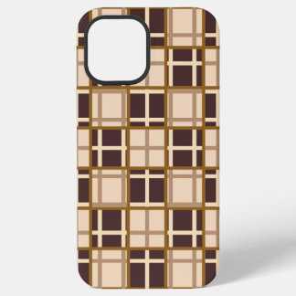 Abstract Shades of Brown iPhone 12 Pro Max Case