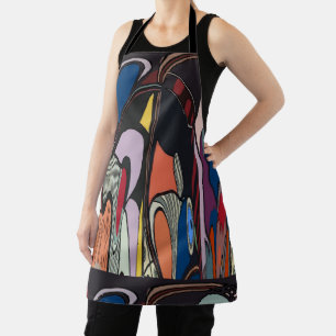 Abstract Shape, dachshund  add text, Apron