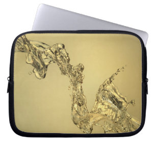 Abstract Shape Formed by Splashing Water Laptop Sleeve