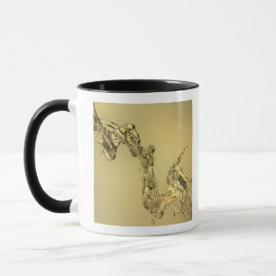 Abstract Shape Formed by Splashing Water Mug