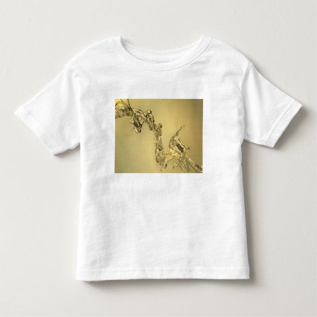 Abstract Shape Formed by Splashing Water Toddler T-Shirt (Front)