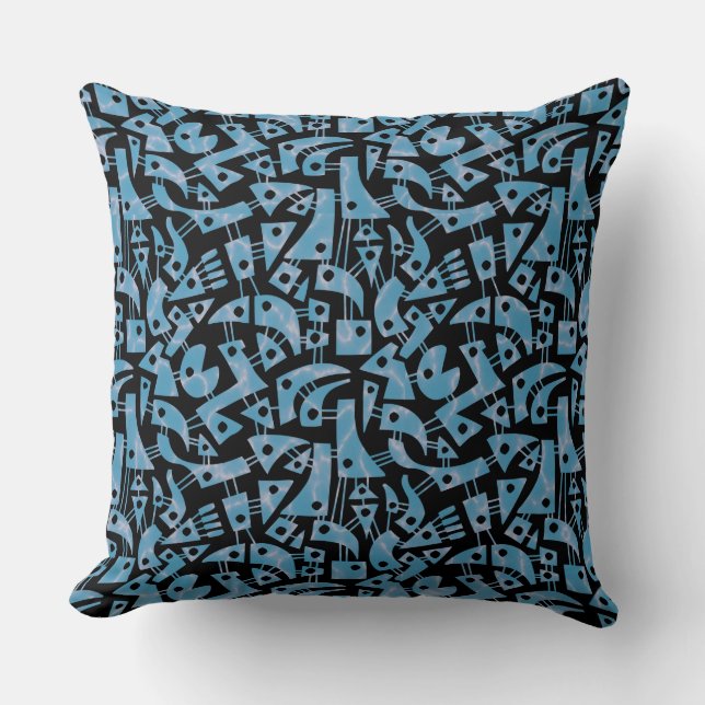 Abstract Shapes 180318 - Swimming Pool Cushion (Front)