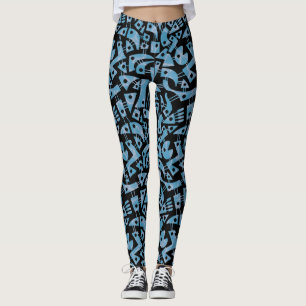 Abstract Shapes 180318 - Swimming Pool Leggings