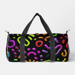 Abstract Shapes Art Duffle Bag