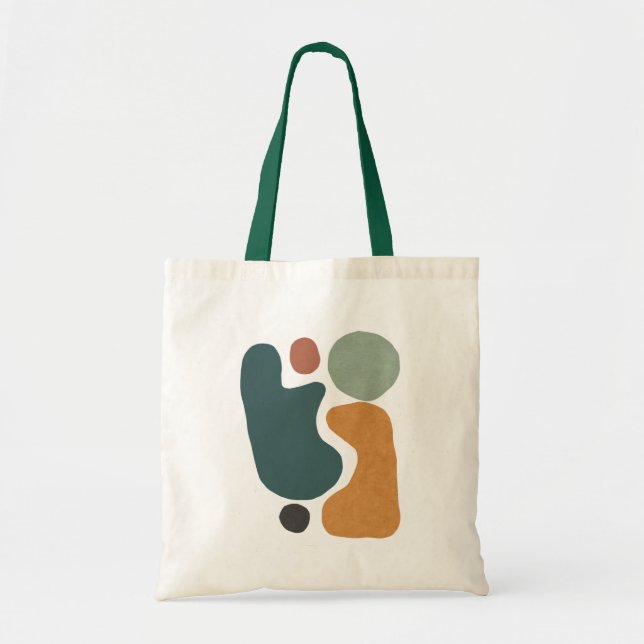 Abstract Shapes art Tote Bag (Front)