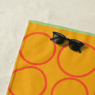 Abstract Shapes Beach Towel