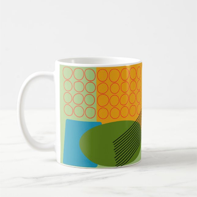 Abstract Shapes  Coffee Mug (Left)