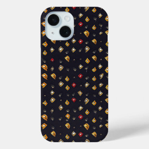 Abstract Shapes Dark Pattern iPhone 15 Case
