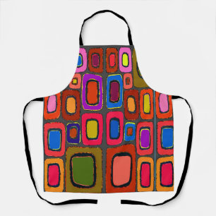 Abstract Shapes, Matisse Style, add text, Apron