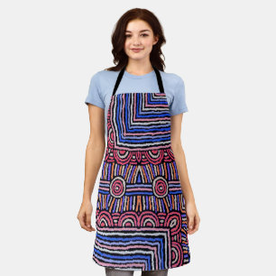 Abstract Shapes, Matisse Style, add text, Apron