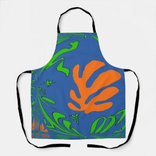 Abstract Shapes, Matisse Style, add text, Apron