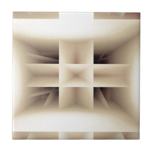 Abstract shapes pattern tile