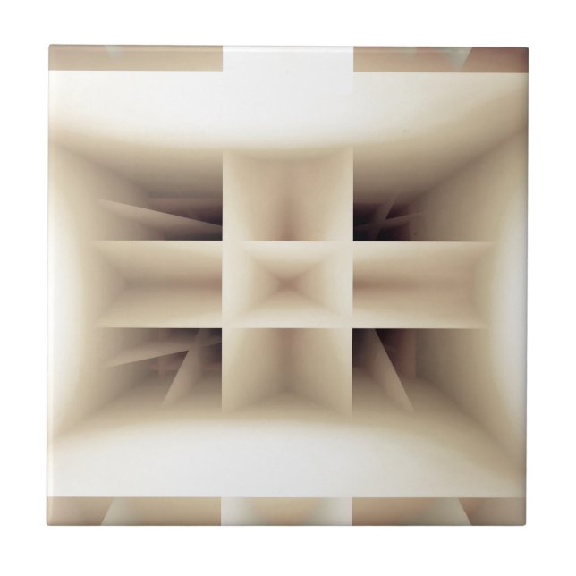 Abstract shapes pattern tile (Front)