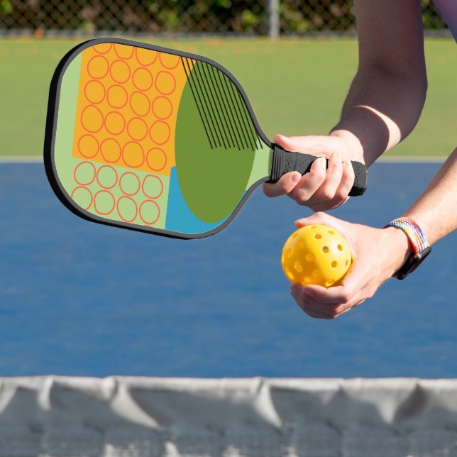 Abstract Shapes  Pickleball Paddle (Insitu)