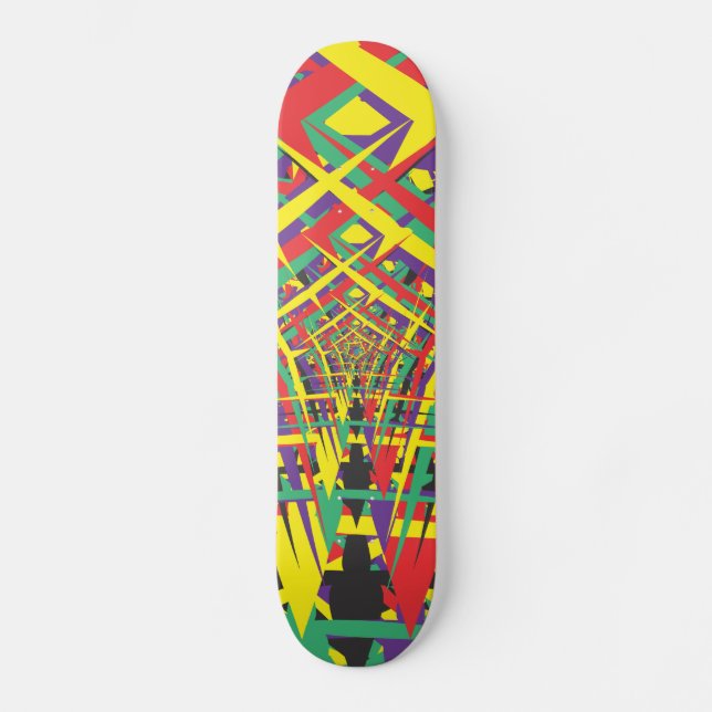 Abstract shapes skateboard (Front)