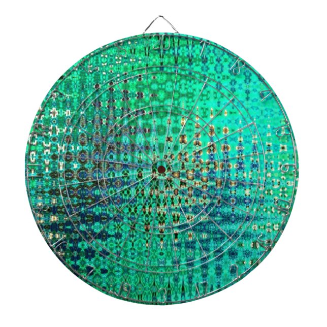 Abstract Shimmer Dartboard (Front)