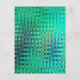 Abstract Shimmer Postcard