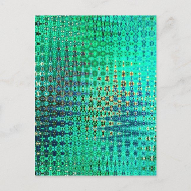 Abstract Shimmer Postcard (Front)