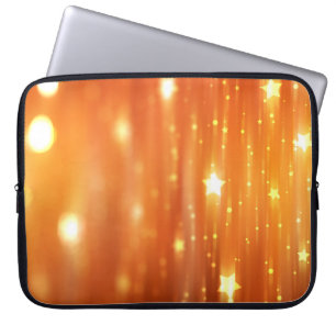abstract shiny orange backgroundabstract,art,backg laptop sleeve