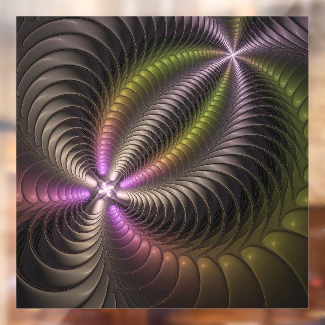 Abstract Shiny Trippy Colourful 3D Fractal Art (Sheet 2)