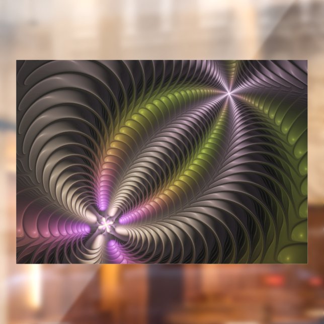 Abstract Shiny Trippy Colourful 3D Fractal Art (Sheet 2)
