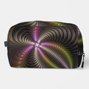 Abstract Shiny Trippy Colourful 3D Fractal Art Dopp Kit