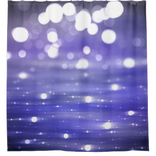 Abstract shiny violet background illustration digi shower curtain