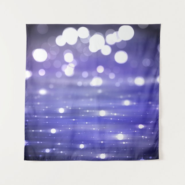 Abstract shiny violet background illustration digi tapestry (Front)