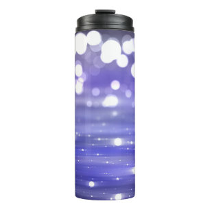 Abstract shiny violet background illustration digi thermal tumbler