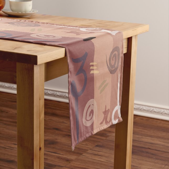 Abstract Short Table Runner (In Situ)