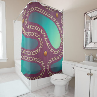 Abstract Shower Curtain