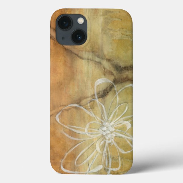 Abstract Silhouette Painting on Tan Background Case-Mate iPhone Case (Back)