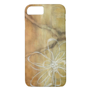 Abstract Silhouette Painting on Tan Background iPhone 8/7 Case