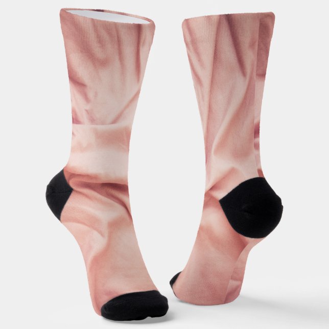 Abstract silk texture socks (Angled)