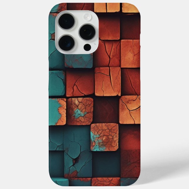 Abstract Simple Geometric Art Aesthetic Case-Mate iPhone Case (Back)