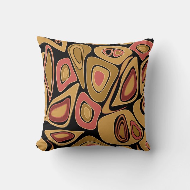 Abstract simple seamless texture pattern print cushion (Front)