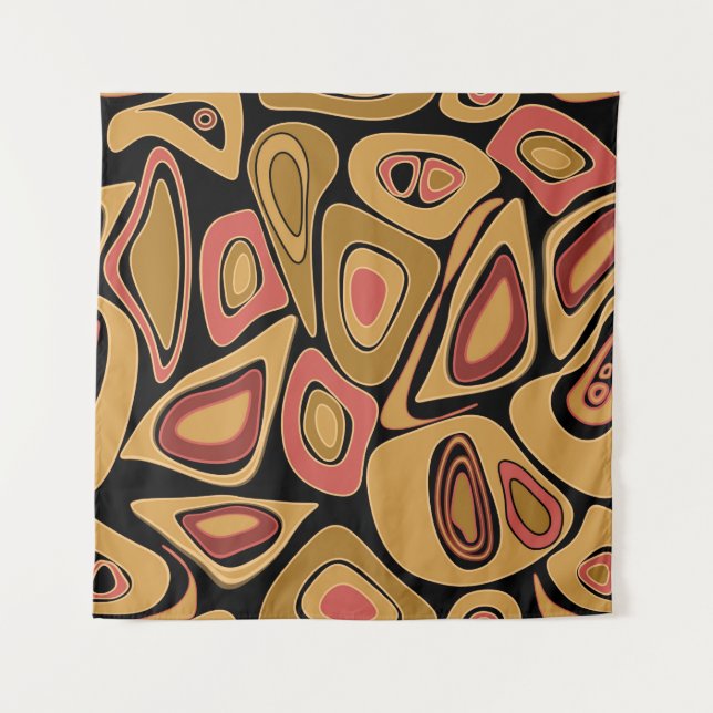 Abstract simple seamless texture pattern print tapestry (Front)
