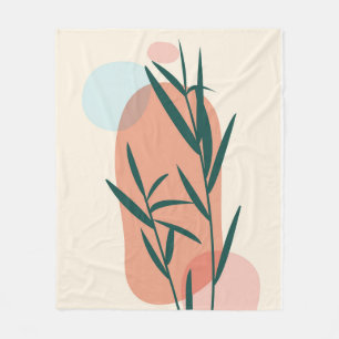 Abstract Simple Shape Fleece Blanket