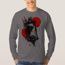 Abstract Sketch Hourglass Long Sleeve