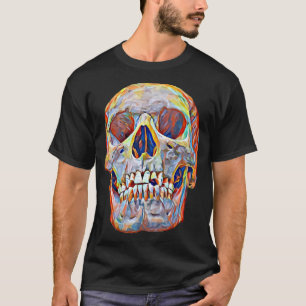 Abstract skull art anthropology human anatomy T-Shirt
