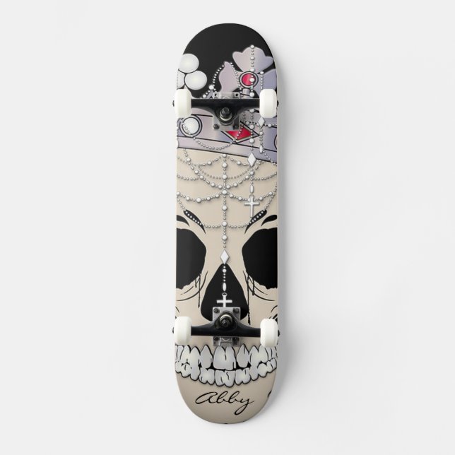 Abstract Skull Skateboard (Front)
