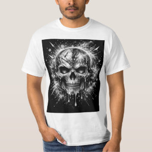 Abstract Skull T-Shirt