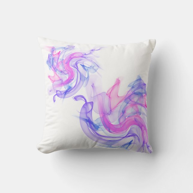Abstract  Smoke on the Water Cushion (Front)