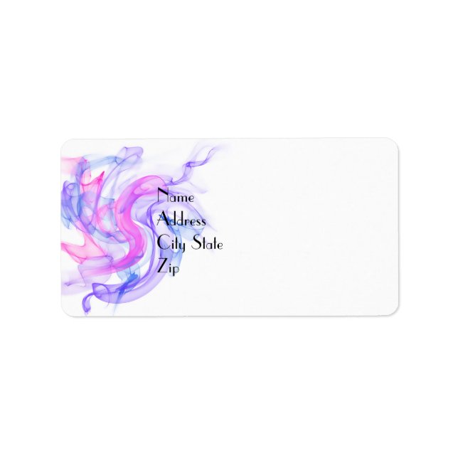 Abstract  Smoke on the Water Label (Front)