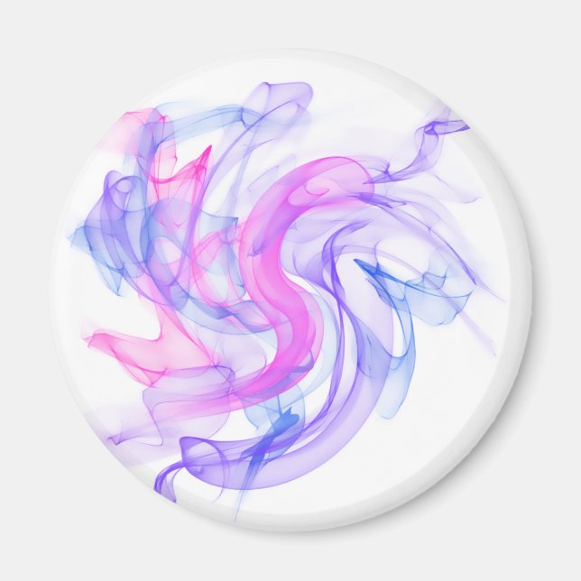 Abstract  Smoke on the Water Magnet (Front)
