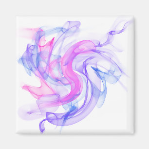 Abstract  Smoke on the Water Magnet