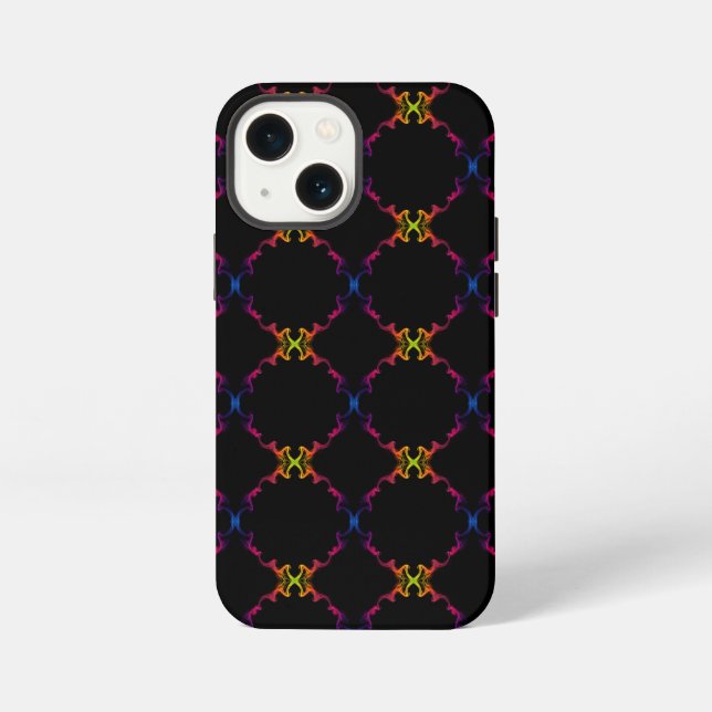 Abstract smoke pattern iPhone case (Back)