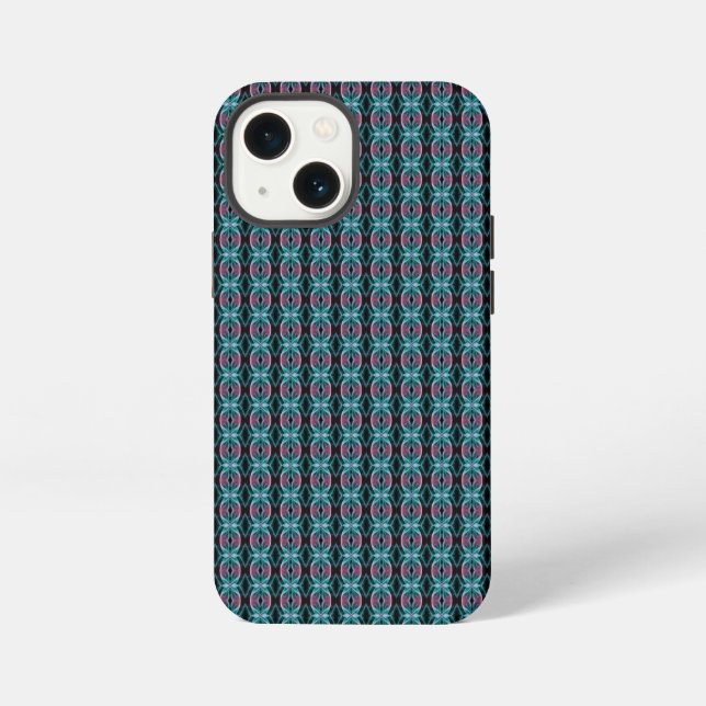 Abstract smoke seamless pattern iPhone case (Back)