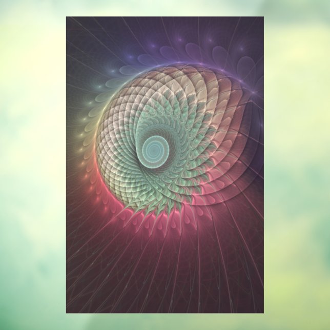 Abstract Snail Colourful Modern Fractal Art (Sheet 3)