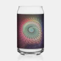 Abstract Snail Colourful Modern Fractal Art